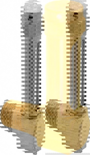 1-3/8 Inch Long Sight, 1/4 Inch Thread Size, Buna-N Seal Short Elbow, Vented Oil-Level Indicators and Gauge